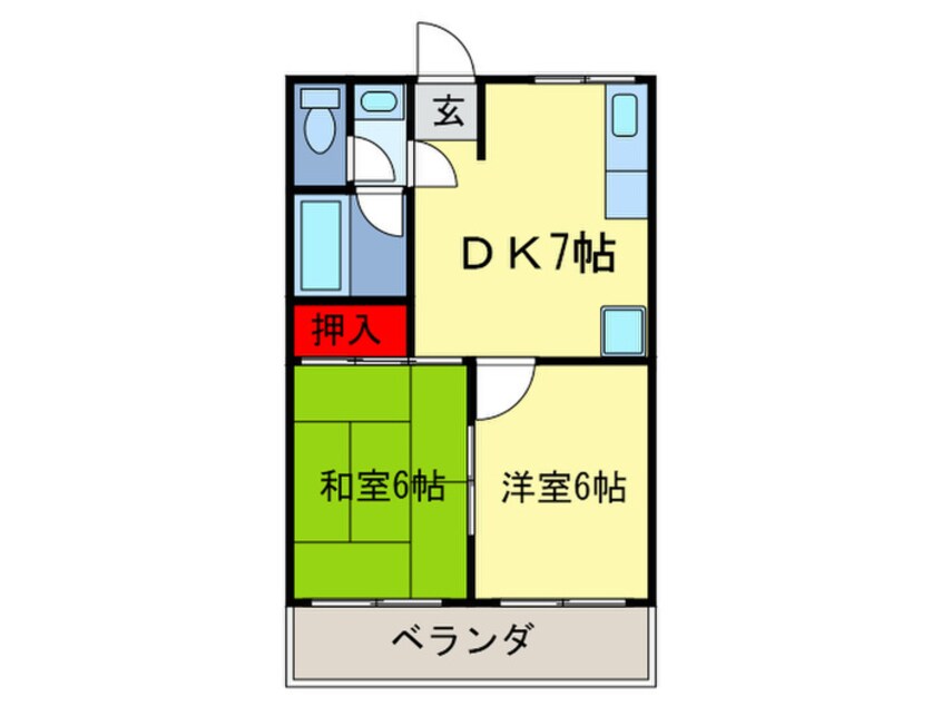 間取図 シャルマンコ－ポ