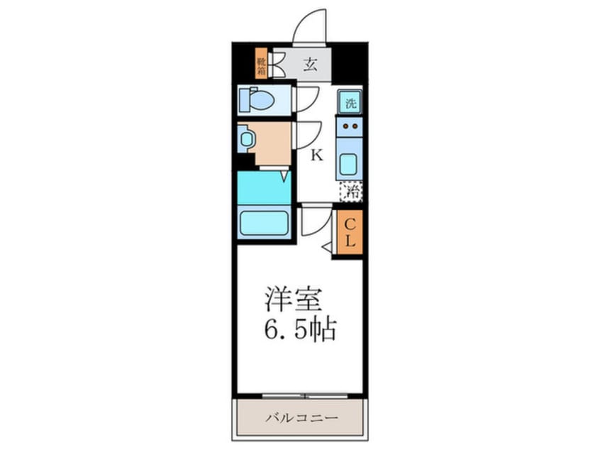 間取図 プレサンス京都二条京華（309）