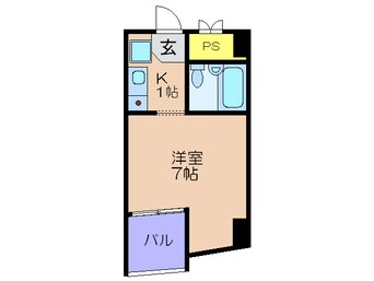 間取図 エクセルコート植田