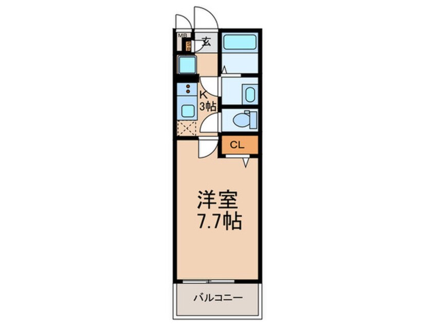 間取図 グランヒルズ東成