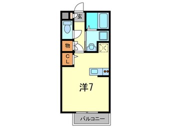 間取図 メゾン・クレ－ル