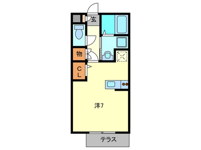 間取り図 メゾン・クレ－ル