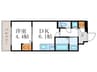 ﾍﾞﾗｼﾞｵﾜｰﾙﾄﾞｱｲ京都円町(207） 1DKの間取り