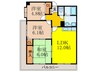 ファミーユ池田 3LDKの間取り