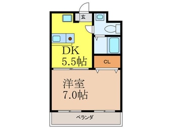 間取図 カサ・ソル・パティオＡ