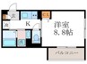 仮)D-ROOM京都市左京区大林町 1Kの間取り