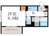仮)D-ROOM京都市左京区大林町 1Kの間取り