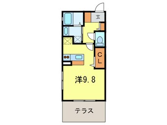 間取図 メディシャール苦楽園