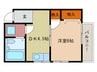 セ－タ－ハイツ 1DKの間取り