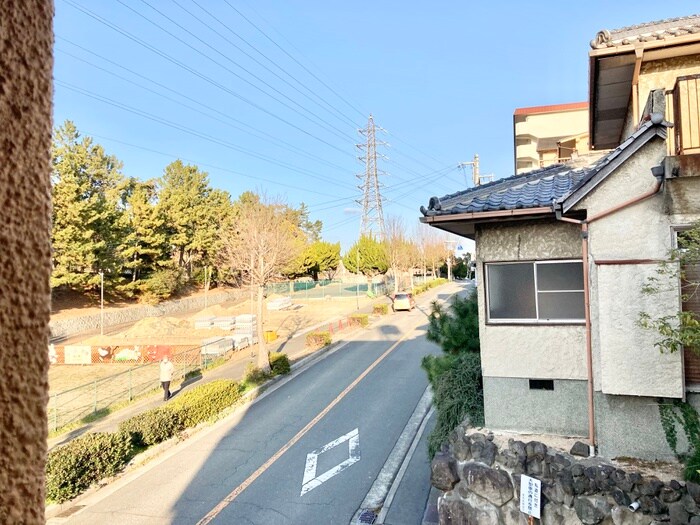 室内からの展望 ニュ－朝霧マンション