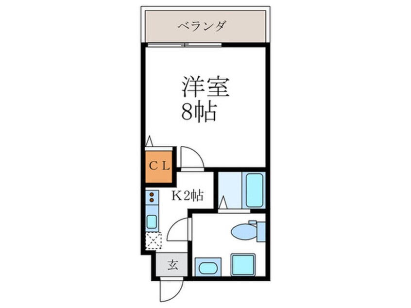 間取図 フラッティ千本寺之内北