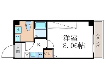 間取図 フラッティ千本寺之内北