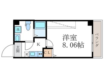 間取図 フラッティ千本寺之内北