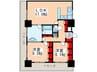 松屋タワー 2LDKの間取り