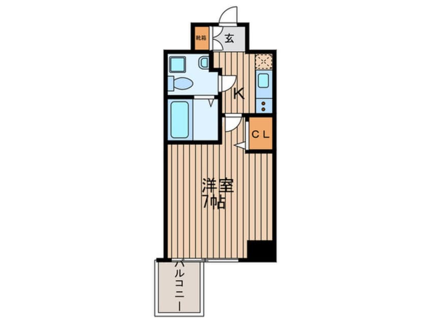 間取図 ＡＰＲＩＬＥ南森町