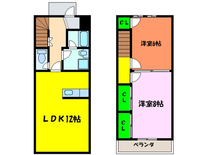 間取図 スカイコ－ト（２）