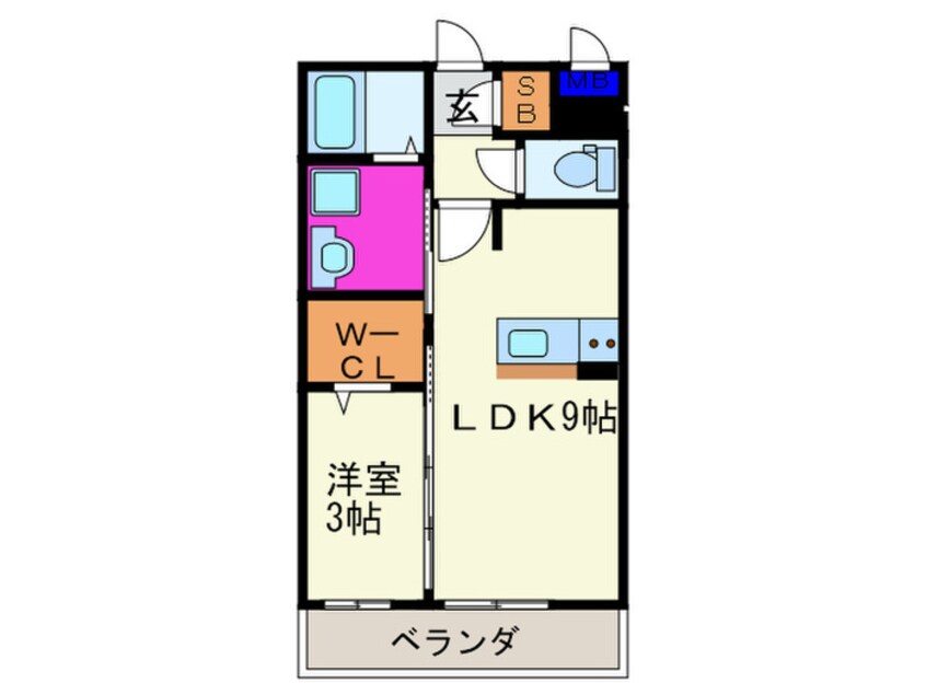 間取図 ルミエール京都