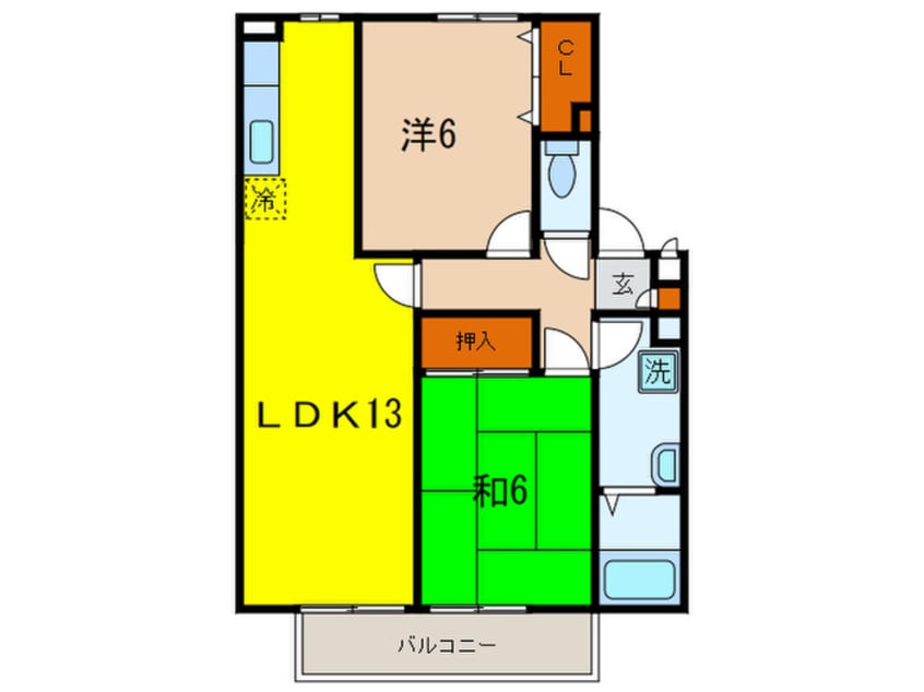 間取図 コンフォ－トＢＤ