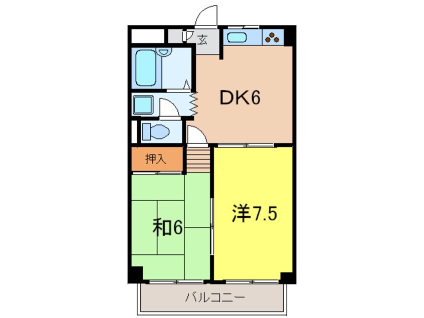 間取図 ポコアポコさくら夙川メゾン