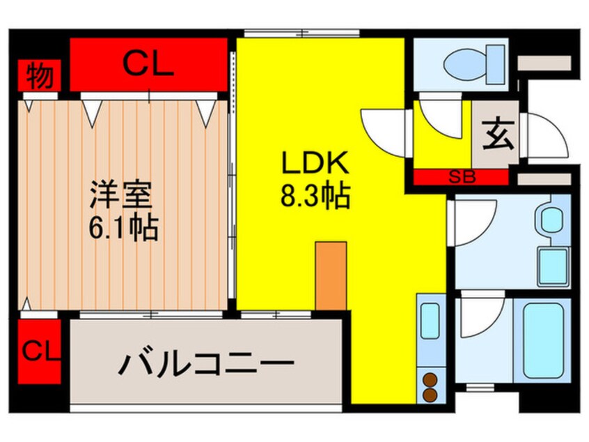 間取図 光琳