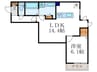 仮）山ノ内養老町D-ROOM新築工事 1LDKの間取り