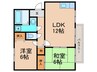 リオベルデ寺田 2LDKの間取り