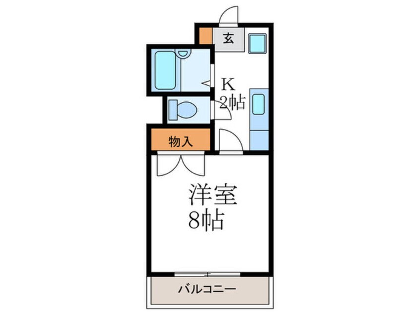間取図 オ－ク長岡天神 (岡本)
