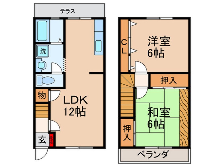 間取図 ファミール村上