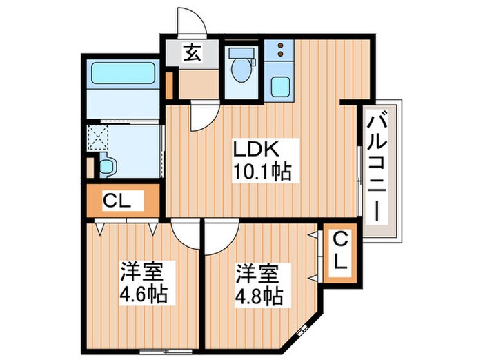 間取り図 スリール明和Ⅰ