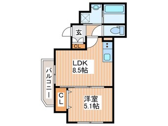 間取図 スリール明和Ⅰ