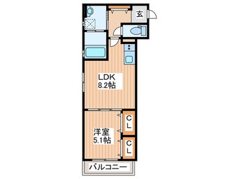 間取図 スリール明和Ⅰ