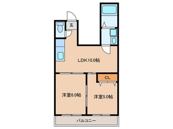 間取図 レジェンス高倉