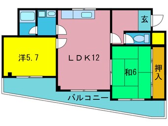 間取図 グランドハイツ