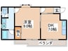 グランドハイツ 1DKの間取り