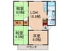 シャトルⅥ 3LDKの間取り