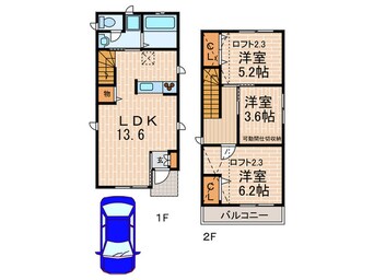 間取図 Ｃｅｓｔ　ｉｃｉ　武庫川Ｂ棟