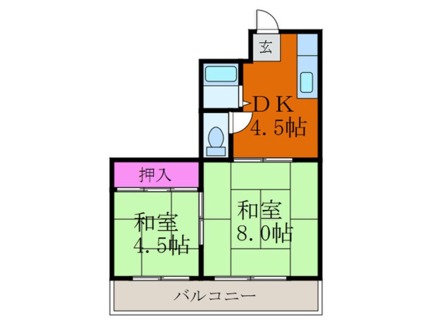 間取図 内山第３マンション