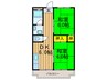 シャンポ－ル小山 2DKの間取り