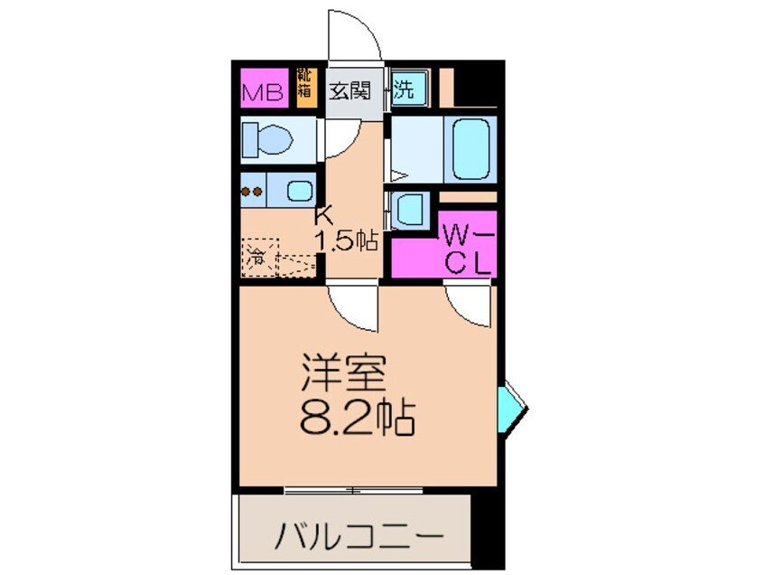 間取図 カデンツァ我孫子