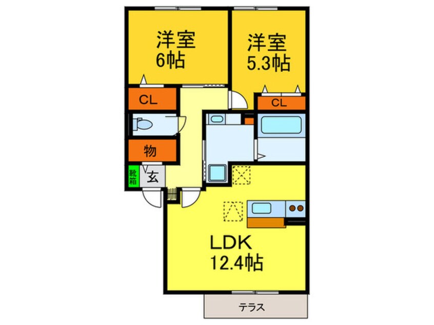 間取図 アビタシオンＡ棟