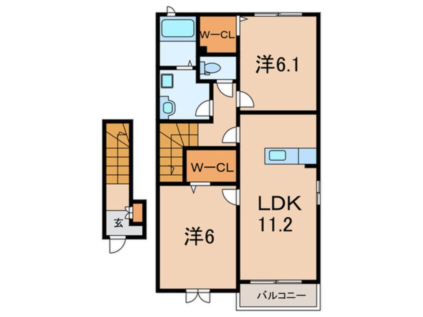 間取図 メゾン　ラ・フレーズ