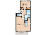 ベンハウス 1LDKの間取り
