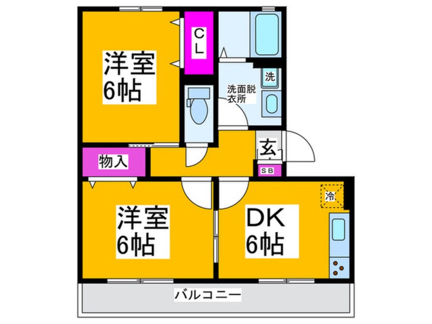 間取図 サニ－コ－ト