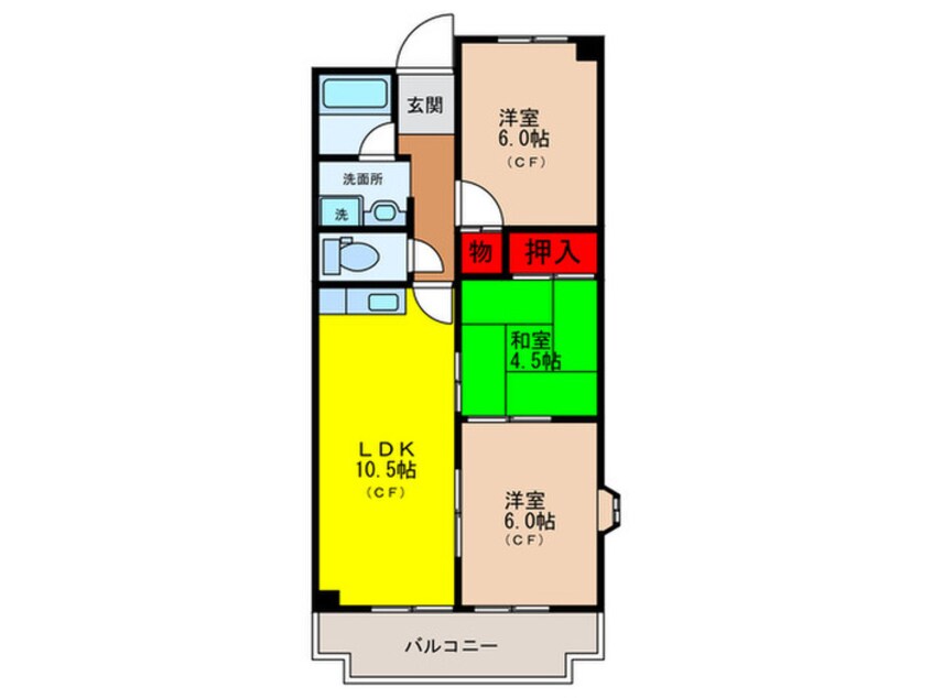 間取図 メゾンさつき