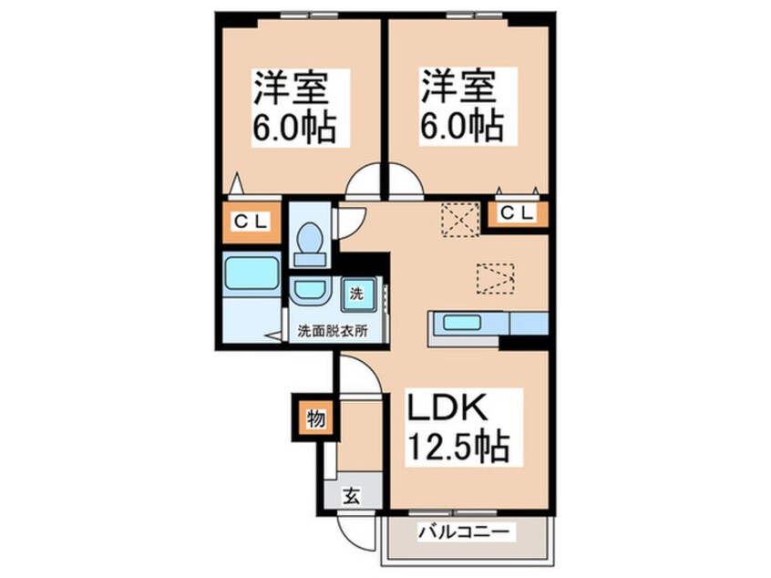 間取図 サイプレス　Ⅰ