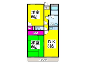 間取図 らぽ～るⅡ
