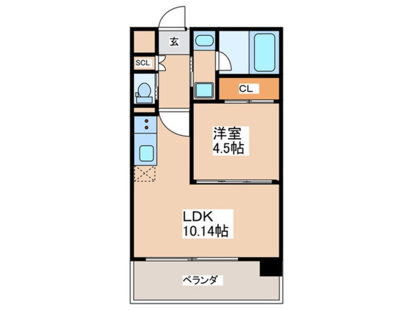 間取図 プレジオ阿波座