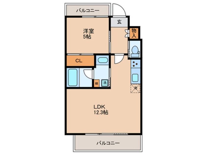 間取図 プレジオ阿波座