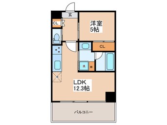 間取図 プレジオ阿波座