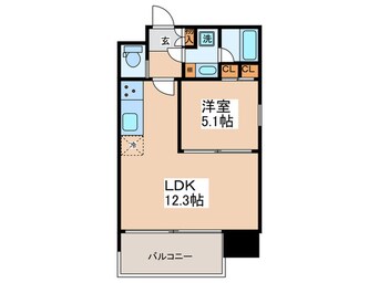 間取図 プレジオ阿波座